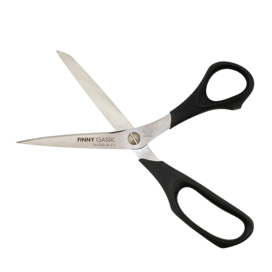 Kretzer Finny Classic Universal Stainless Steel Scissors - 8 in Made in Solingen Germany open
