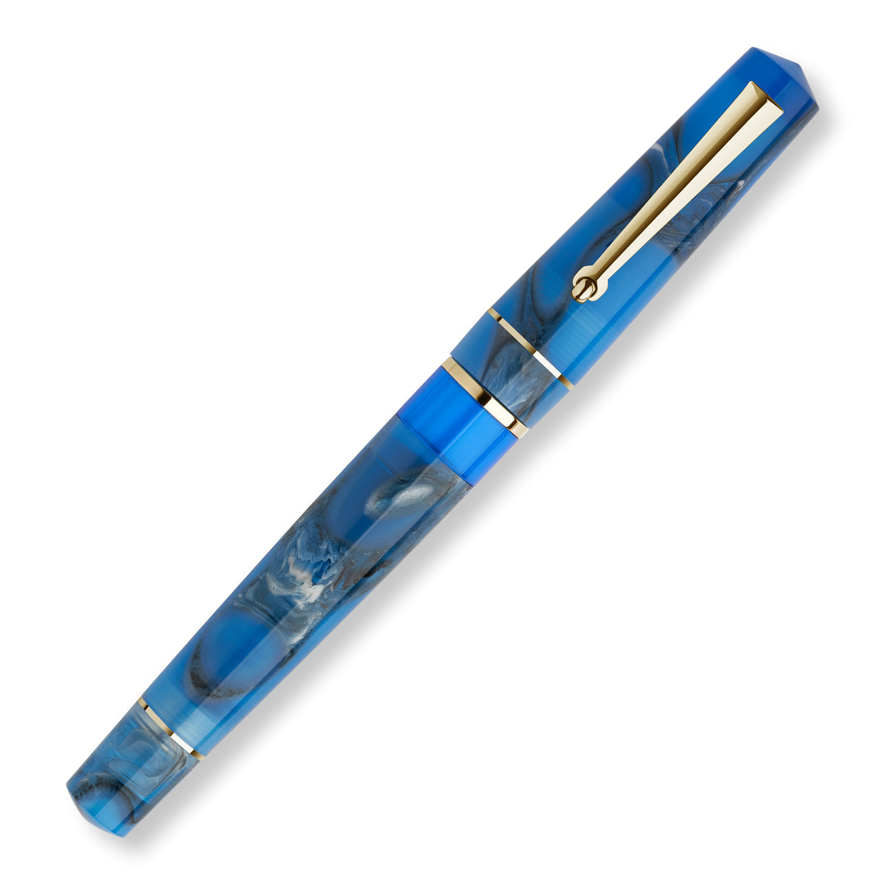 Delta Duna Fountain Pen - Oasis Blue - Made in Italy capped