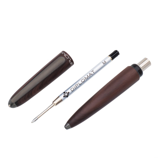 Diplomat Aero Ballpoint Pen - Black Forest - Made In Germany parts