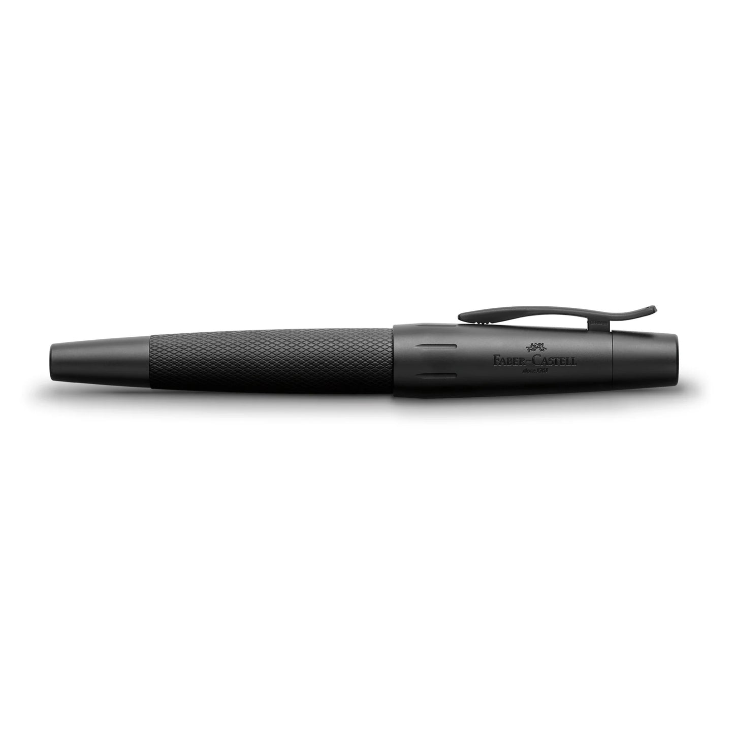 Faber-Castell E-Motion Fountain Pen - Pure Black - Made In Germany capped