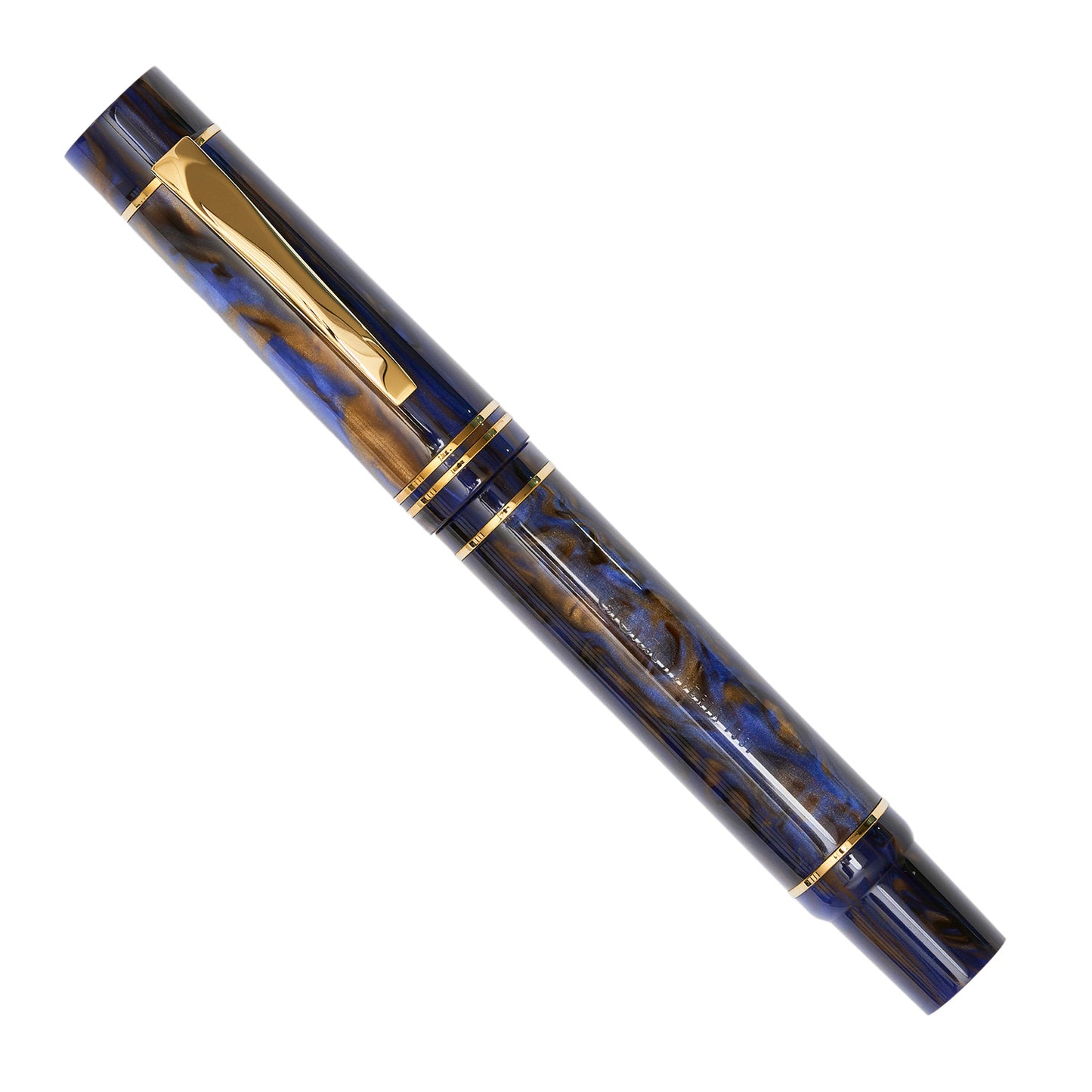 Gioia Alleria Piston Filler Fountain Pen - Crepuscolo | Made in Italy capped