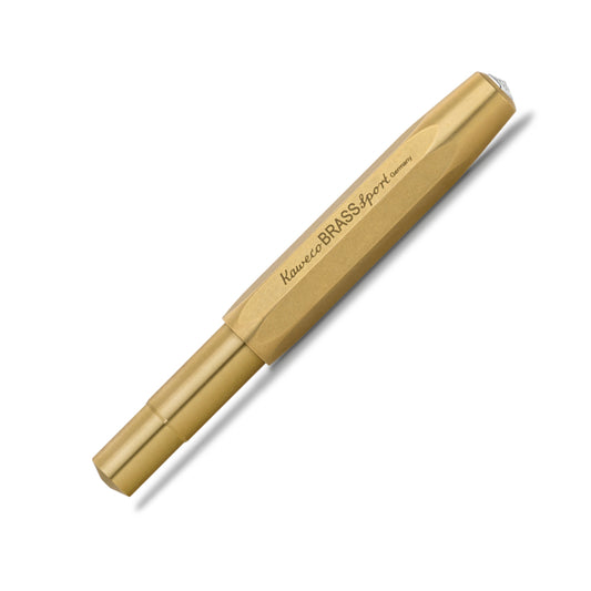 Kaweco Sport Fountain Pen - Brass Sport - Made In Germany capped