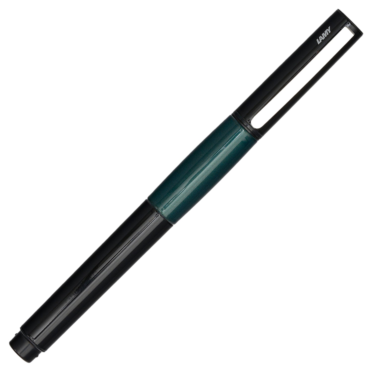 LAMY Z90 Accent Grip Section - Drift Green - Made in Germany on accent black pen