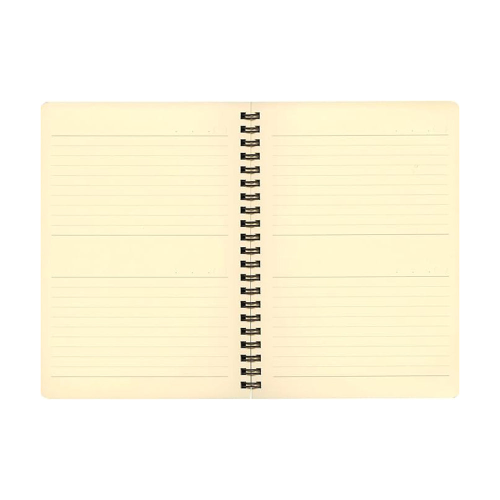 LIFE Free Diary Twin Ring Notebook - B6 - Black page spread