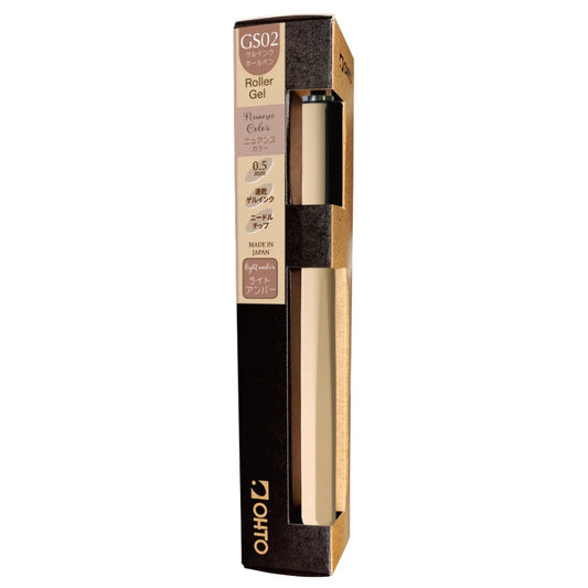 OHTO Horizon GS02 0.5mm Gel Roller Pen EDC Gel Pen Made in Japan Light Amber
