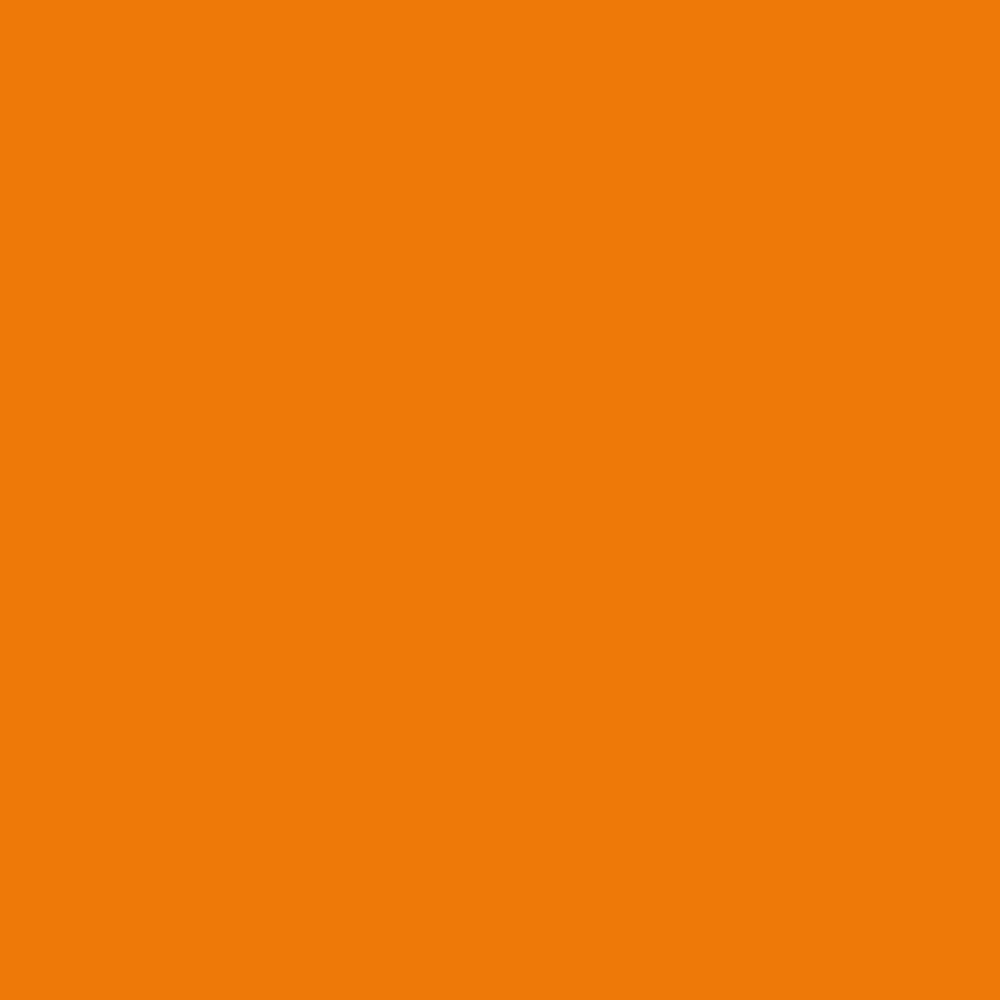 A solid, uniform orange color block filling the entire frame. Octopus Fluids Fountain Pen Document Ink - 30 ml Bottle - Orange - Made in Germany