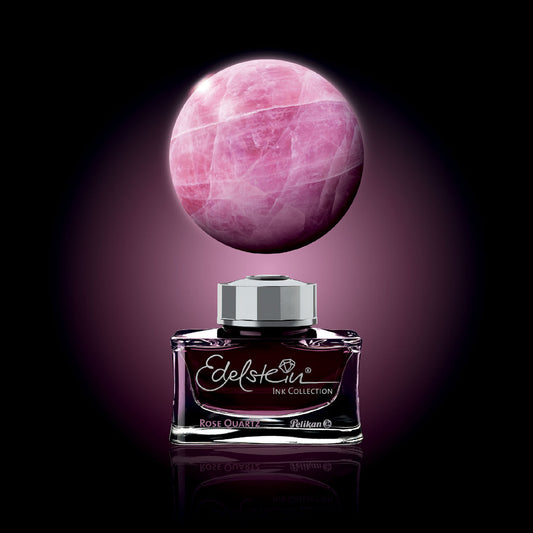 Pelikan Edelstein Fountain Pen Ink - 50 ml Bottle - Rose Quartz - 2023 Special Edition - Made in Germany lifestyle