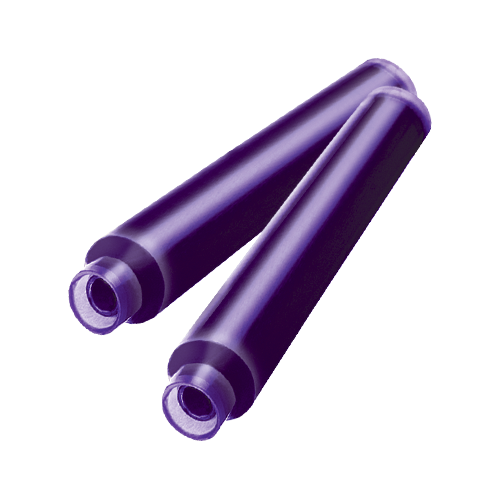 Pelikan 4001 Fountain Pen Ink - 6 Short Ink Cartridges - Violet