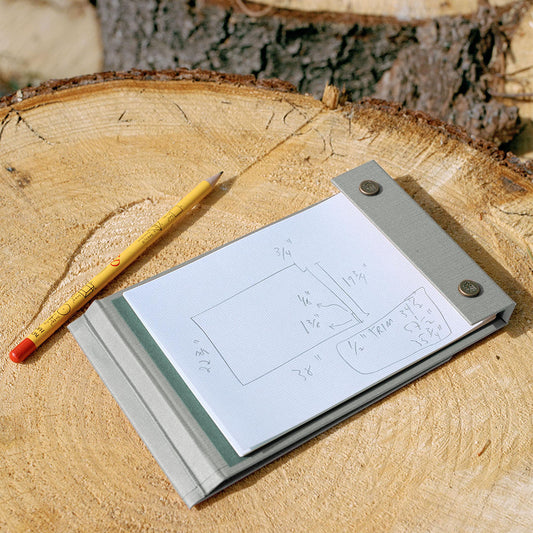 Postalco Snap Pad Notepad A6 - Ash Gray - Fountain Pen Friendly - Made in Japan lifestyle