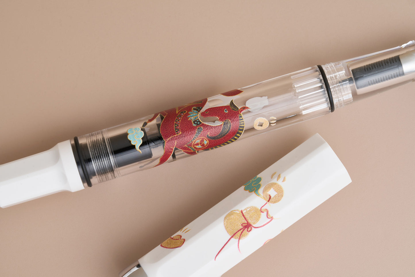 TWSBI Eco Fountain Pen - TWSBI Eco Fountain Pen - Year of The Horse - Piston Filler - Demonstrator - Made in Taiwan Detail 3