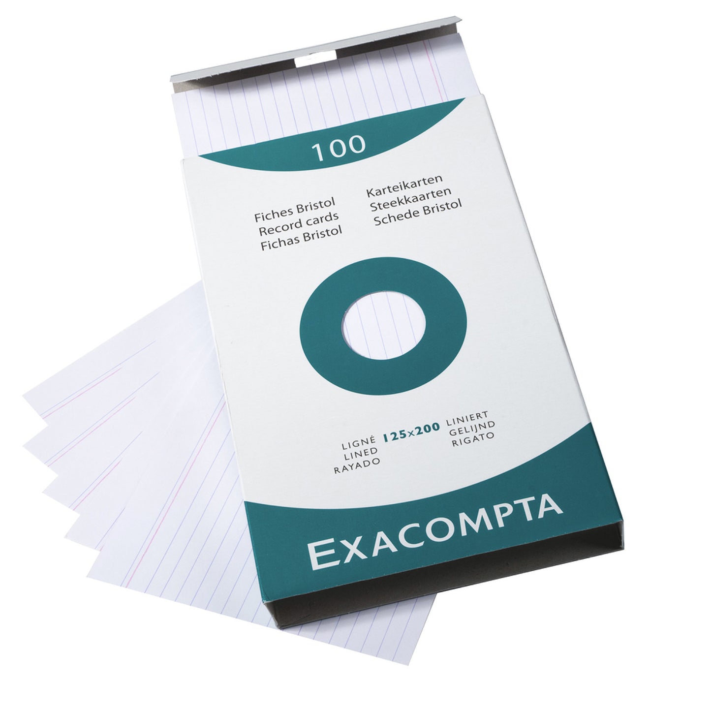 Exacompta Bristol Index Cards 3x5 Clairefontaine Ruled Lined 75x125 mm fountain pen friendly index cards