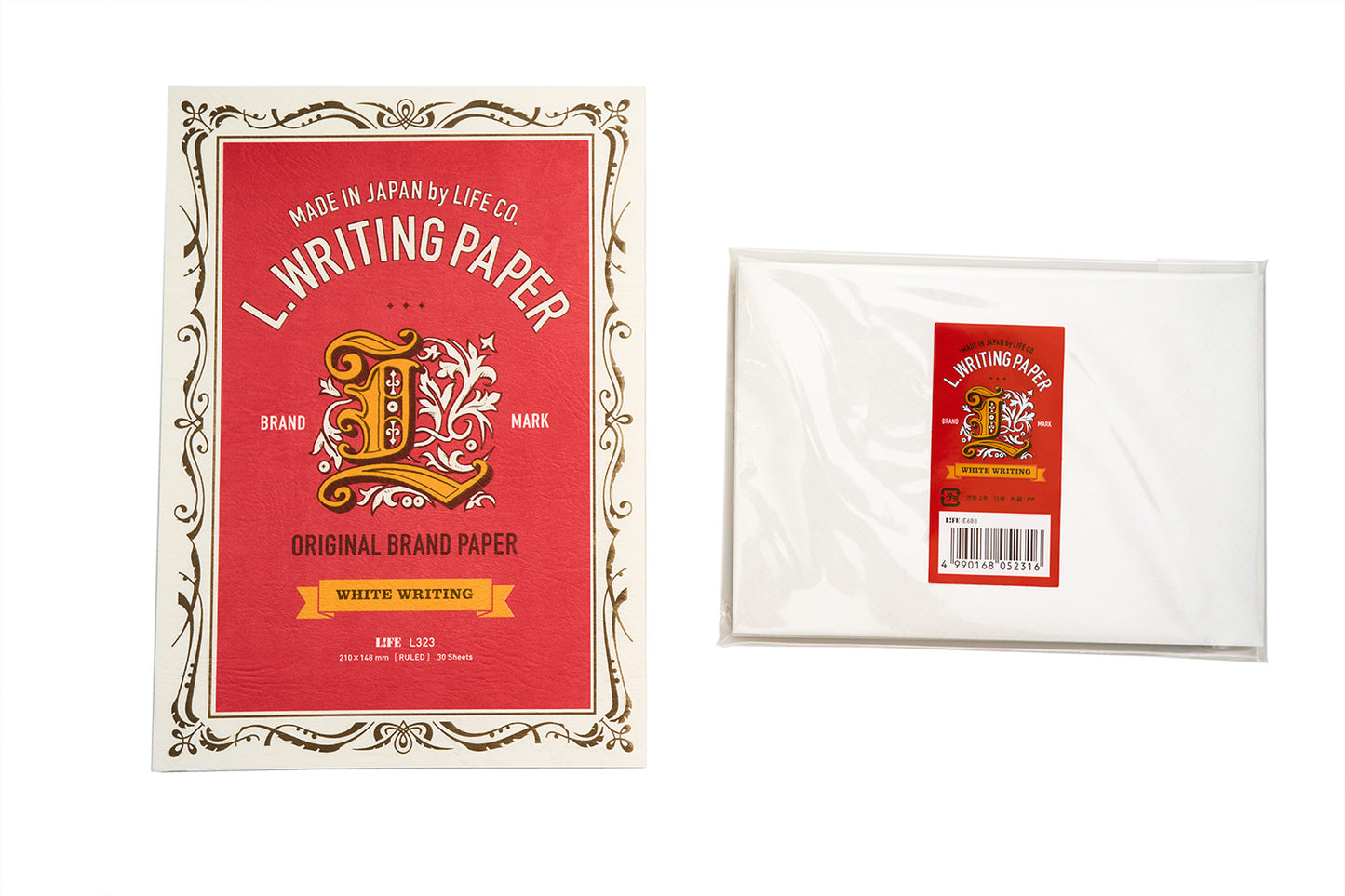 LIFE L. Writing Paper Envelopes with writing pads