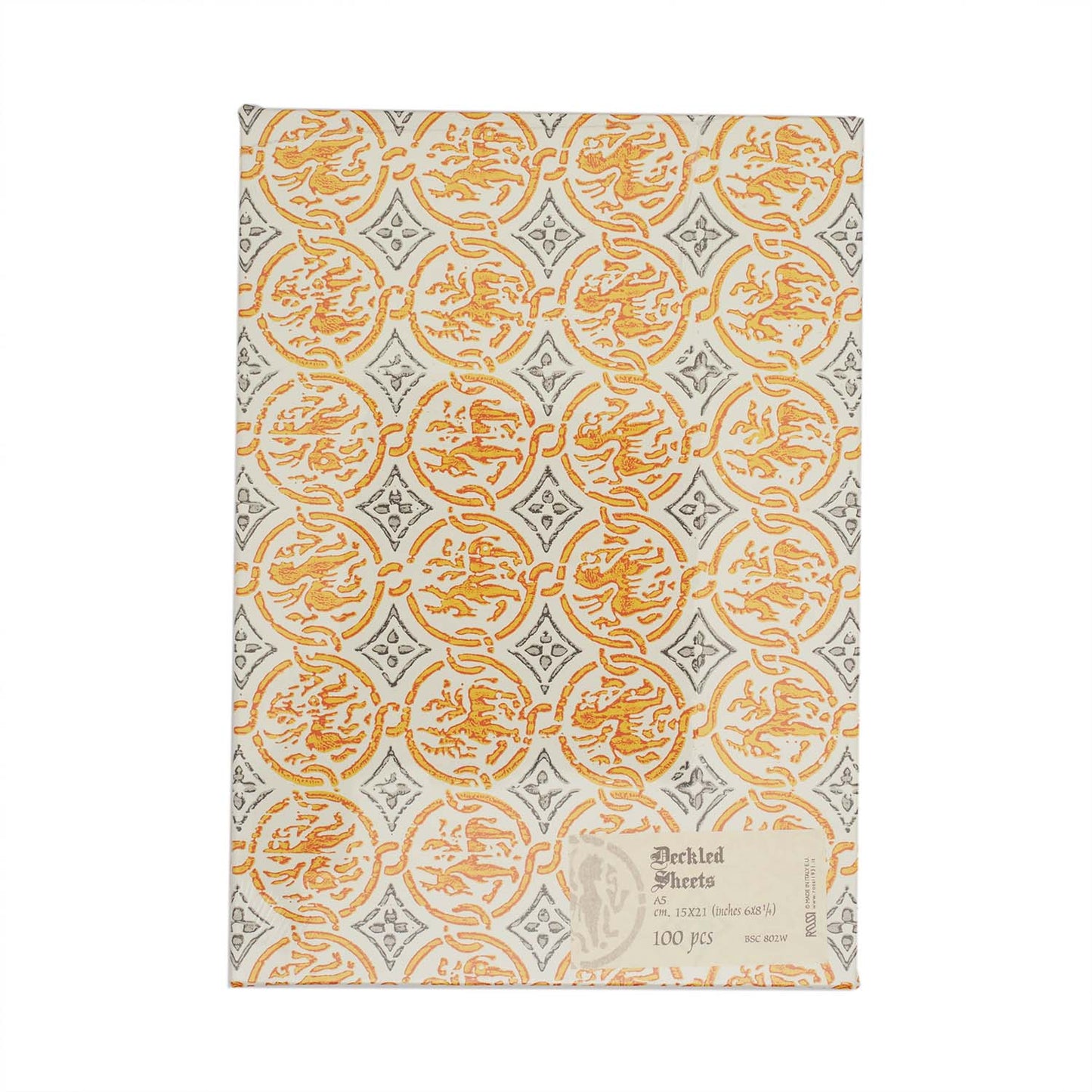 Medioevalis Deckle Edge Writing Sheets Cream Box Fountain Pen Friendly