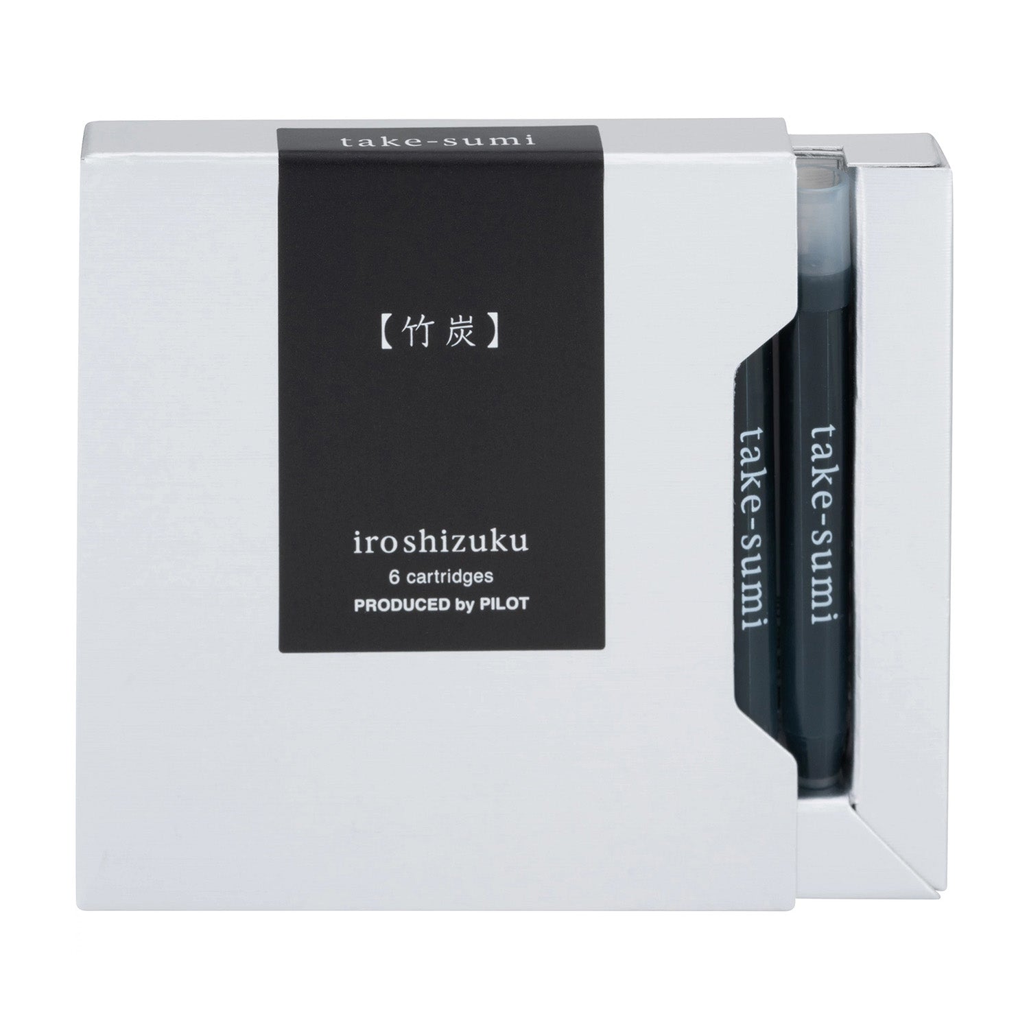 Pilot Iroshizuku Fountain Pen Ink Cartridges - Take-sumi (Bamboo Coal)