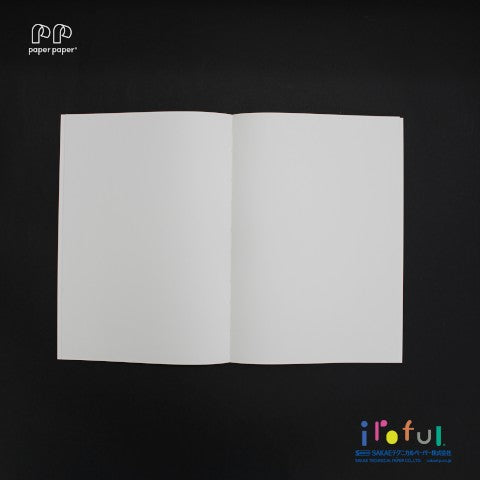 Iroful Soft Cover Notebook A5 Blank A5 Fountain Pen Friendly Notebook spread