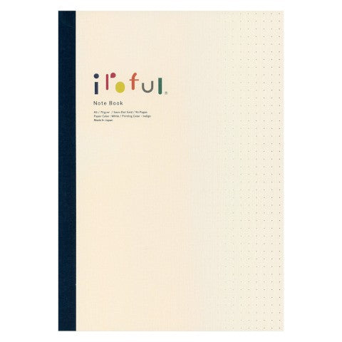 Iroful Soft Cover Notebook A5 5mm Dot Grid A5 Fountain Pen Notebook