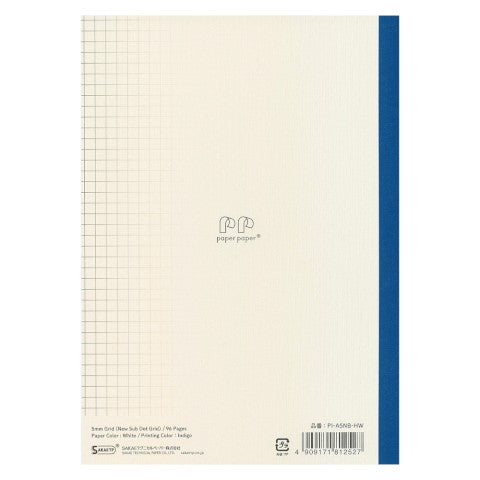 Iroful Soft Cover Notebook - A5 - 5mm Grid Made in Japan back cover