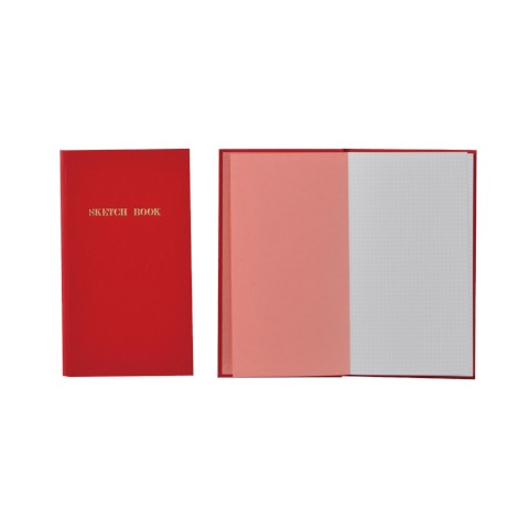 Kokuyo Field Sketch Book Notebook - 3 mm Grid - Red - Trystrams