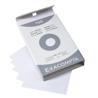 Exacompta Bristol Index Cards 4x6 graph