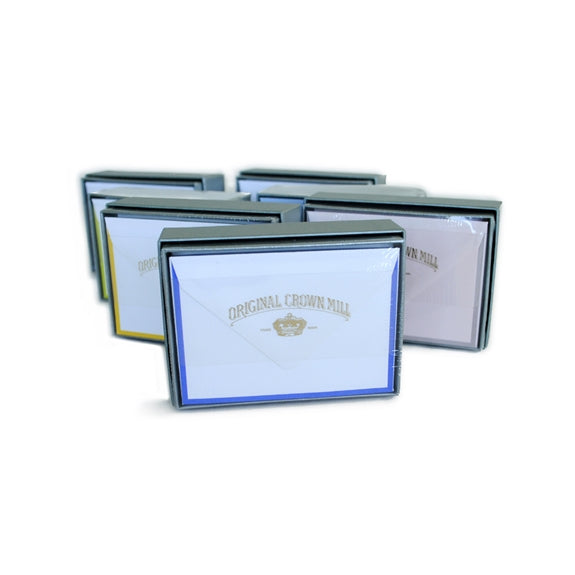 Original Crown Mill Bi-Color Small Note Card Letter Sets