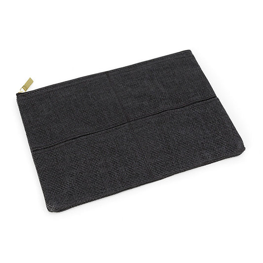 Midori PS Paper Code Bag in Bag - Black - Made in Japan angle 