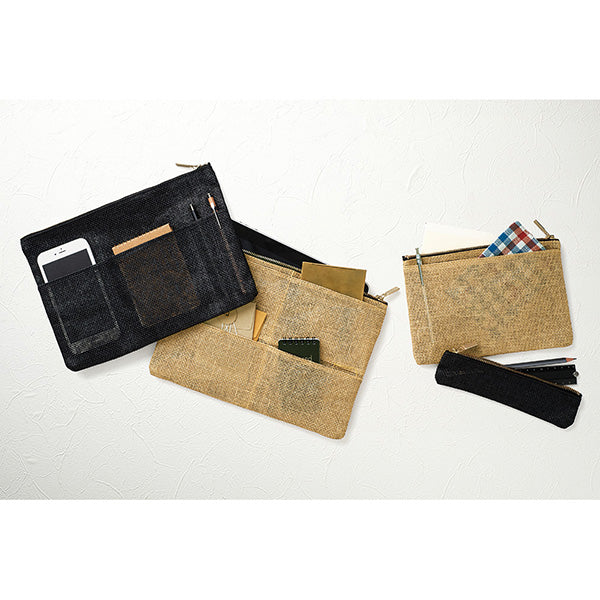 Midori PS Paper Code Bag in Bag - Black - Made in Japan line