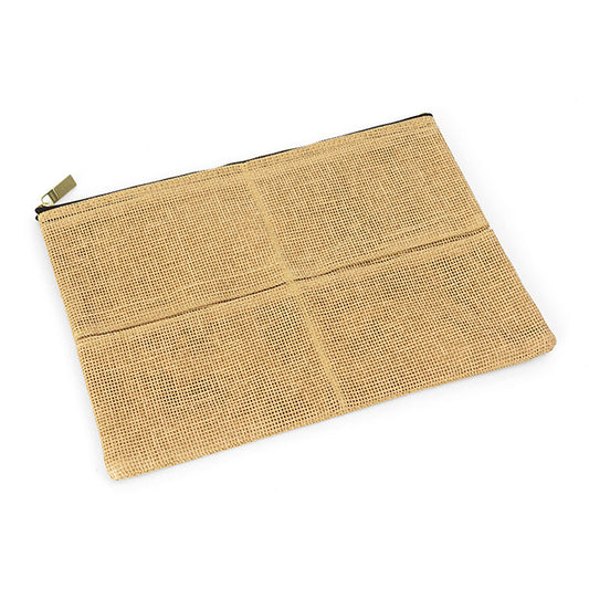 Midori PS Paper Code Bag in Bag - Beige - Made in Japan angle