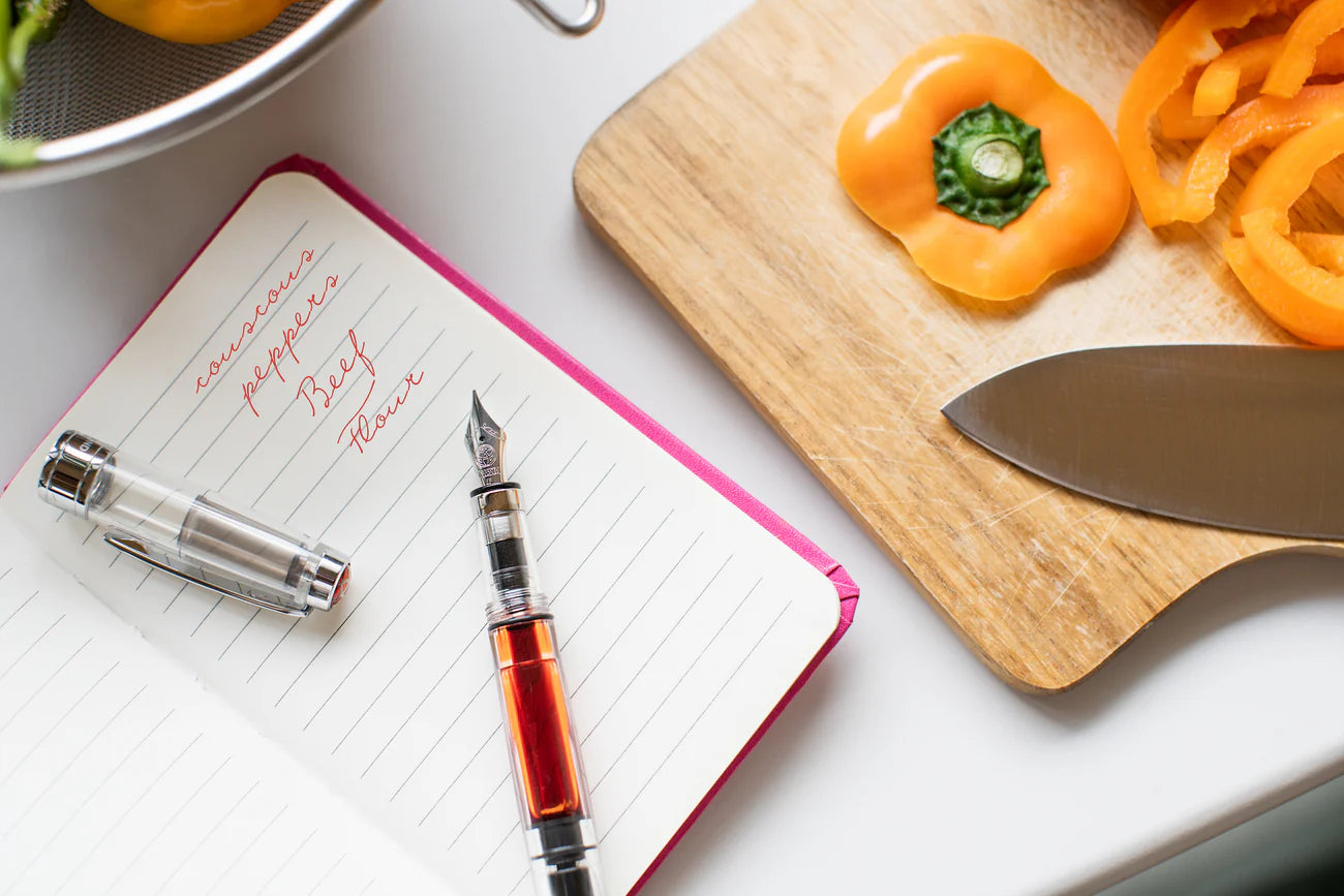 TWSBI Diamond 580 Fountain Pen - Clear - Piston Filler - Demonstrator - Made in Taiwan lifestyle