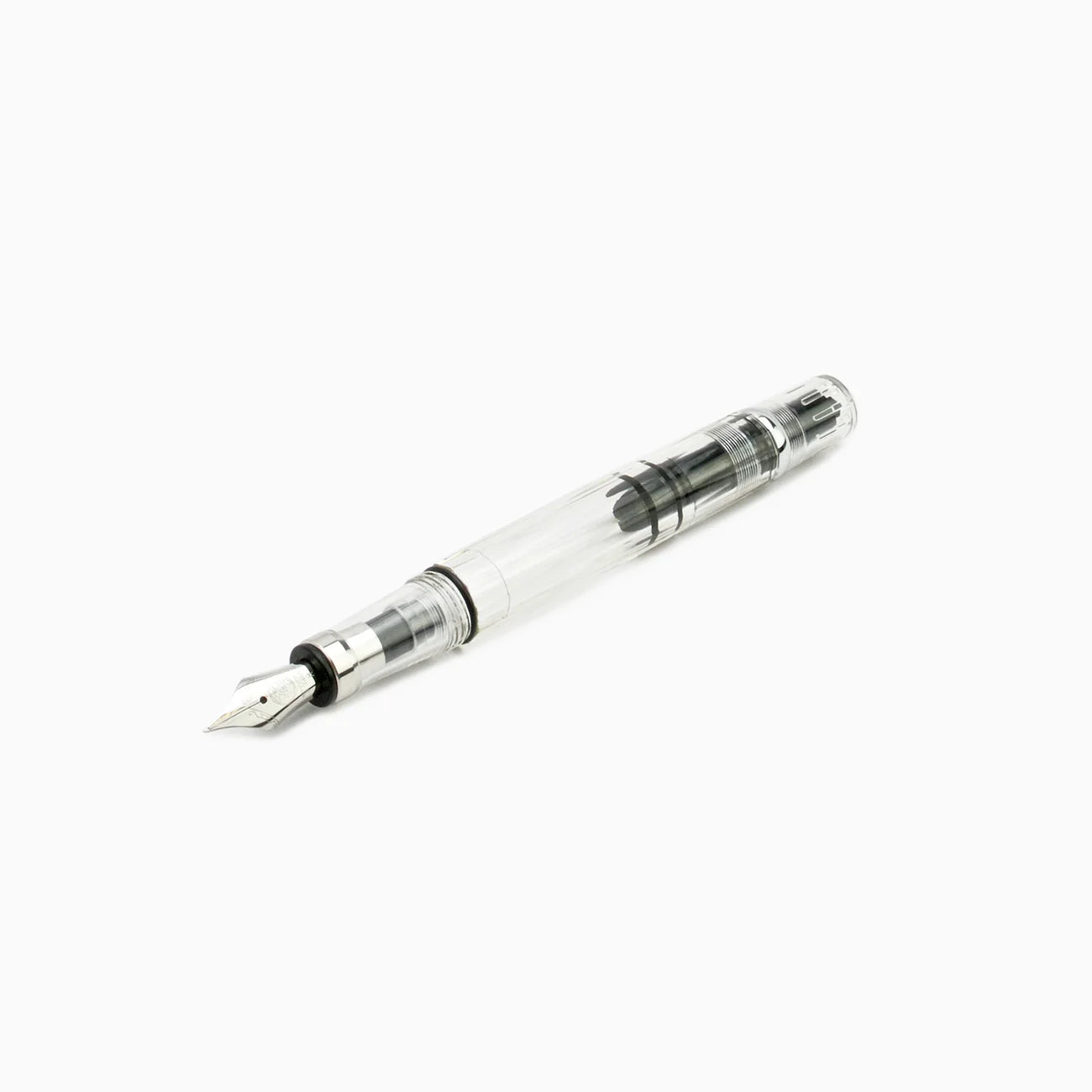 TWSBI Diamond 580 Fountain Pen - Clear - Piston Filler - Demonstrator - Made in Taiwan barrel