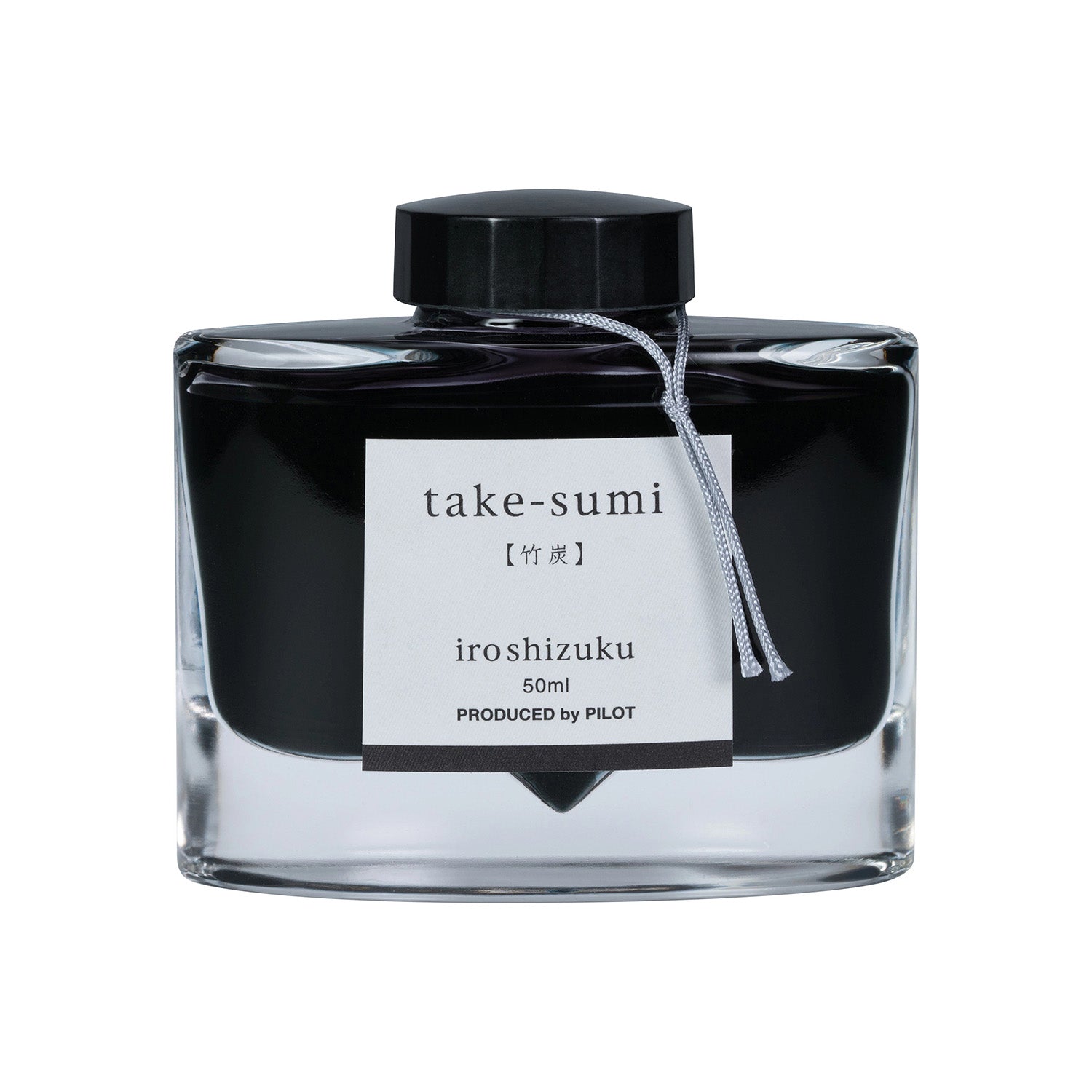 Pilot Iroshizuku Fountain Pen Ink - Take-sumi (Bamboo Coal) - 50 ml Bottle Black