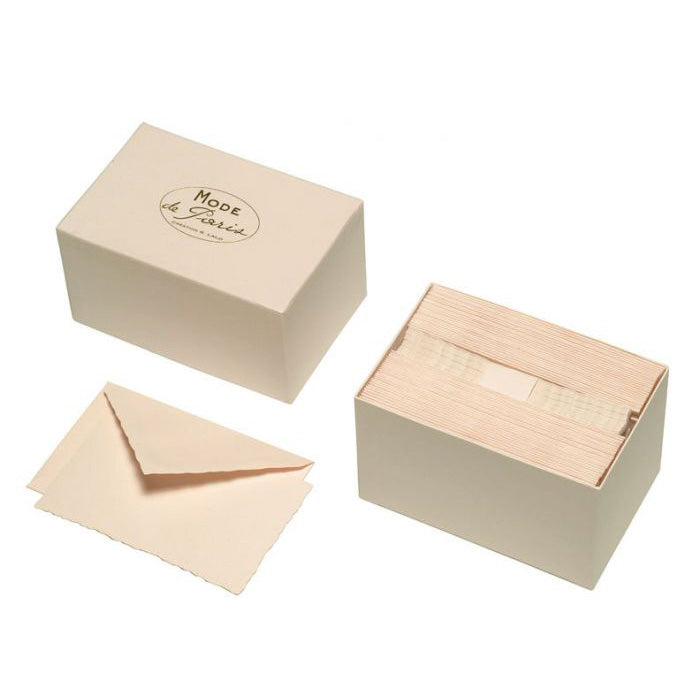 G. Lalo Mode De Paris Correspondence Card Gift Box Set Rose Pink