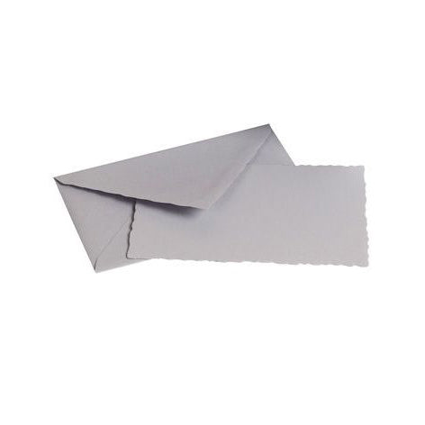 G. Lalo Mode De Paris Correspondence Card Gift Box Set Graphite grey card and envelope