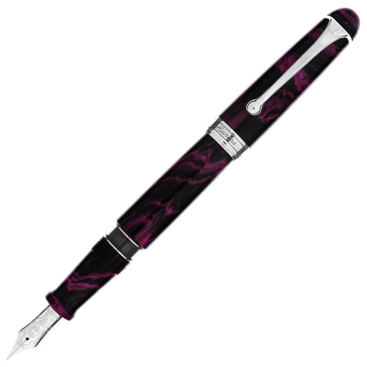 Aurora 88 Fountain Pen in Magenta Ebonite - 18K Gold Nib - Limited Edition - Made in Italy