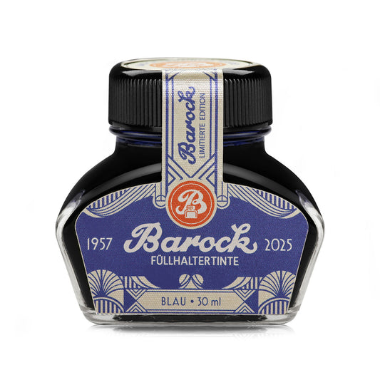 Octopus Fluids Barock Fountain Pen Ink - 30 ml Bottle - Blau Blue 2025 - Limited Edition