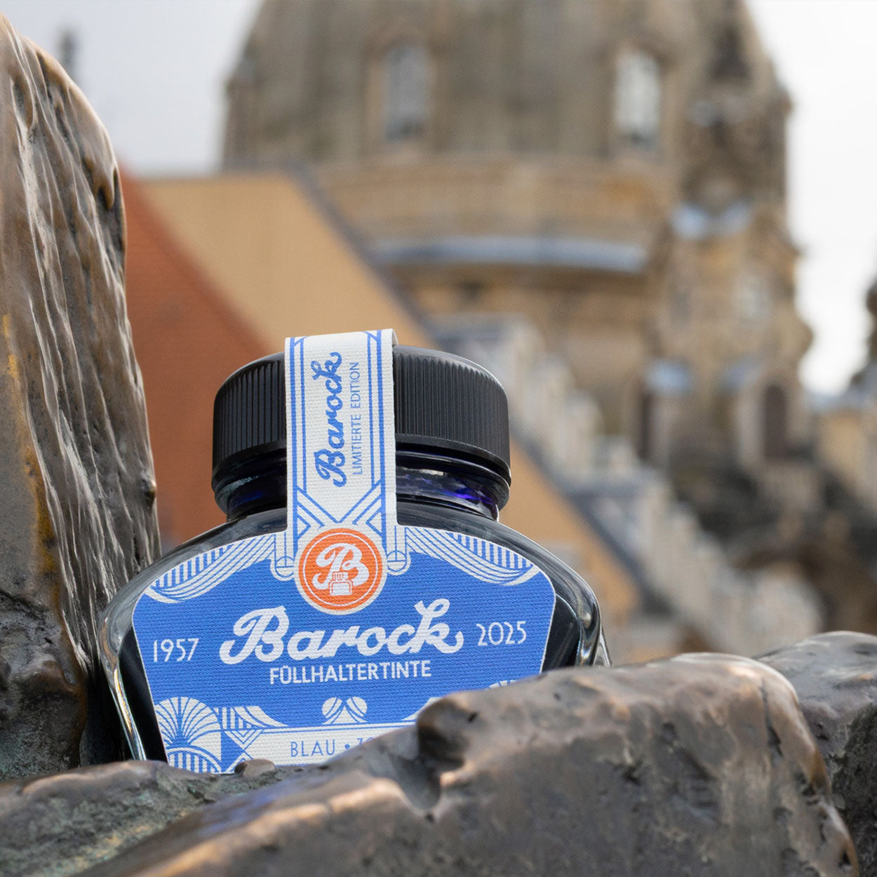 Octopus Fluids Barock Fountain Pen Ink - 30 ml Bottle - Blau Blue 2025 - Limited Edition rock