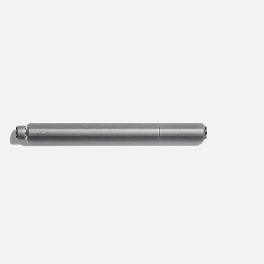 Before Breakfast Onigiri Rollerball Pen Made in The UK Gunmetal Grey Raw capped