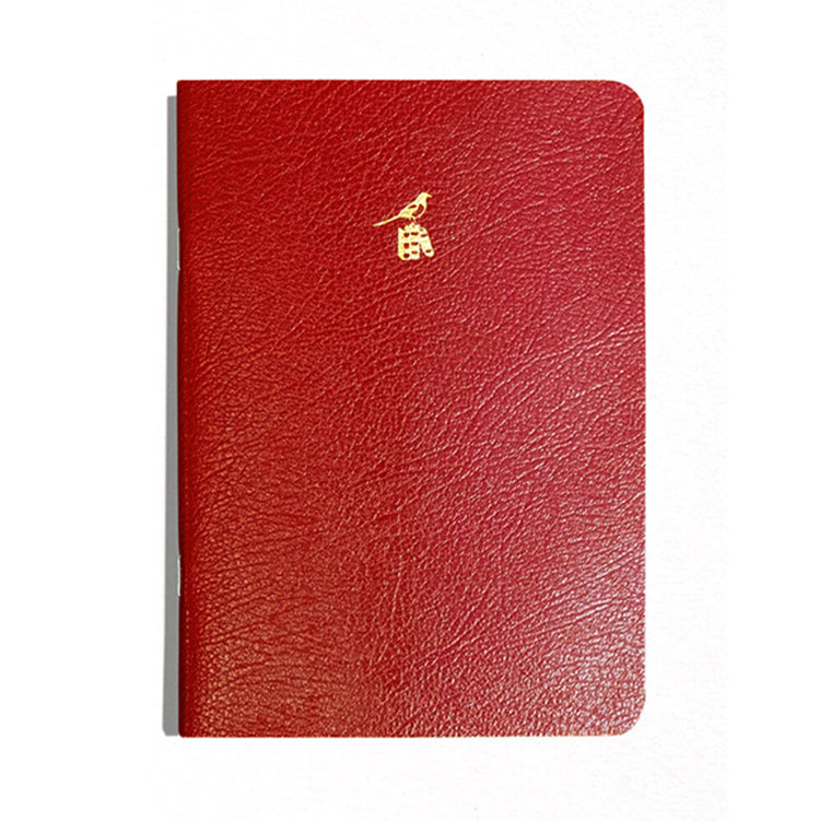Bieffe Notebook - Large - A5 - Red - Made In Italy