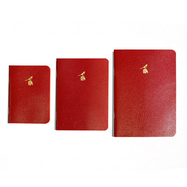 Bieffe Red Notebooks Made in Italy