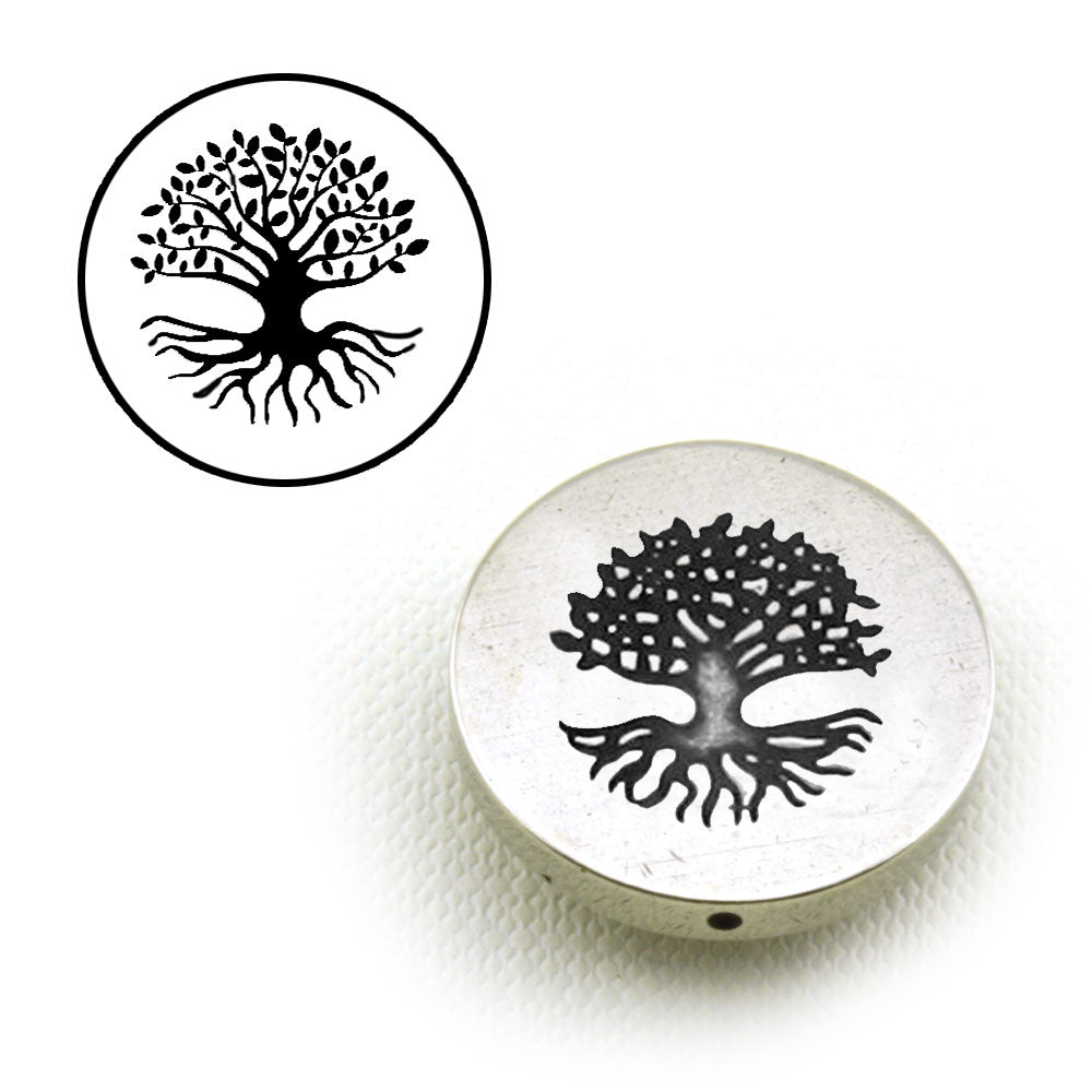 Bortoletti Wax Seals - Symbols - White Bronze - Made In Italy tree of life