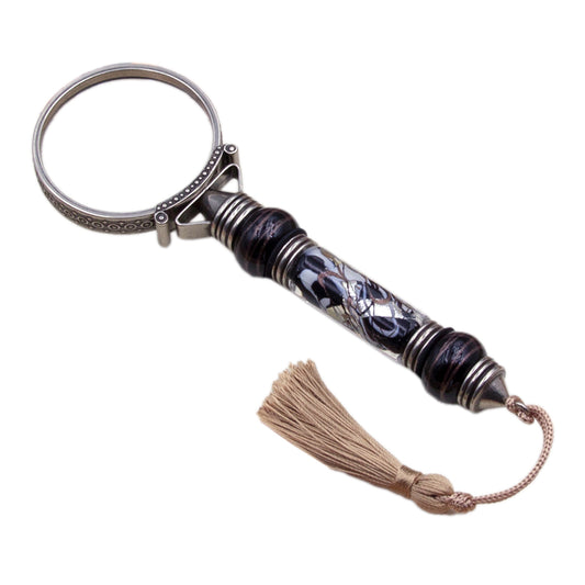 Bortoletti Magnifying Glass - Black Murano Glass