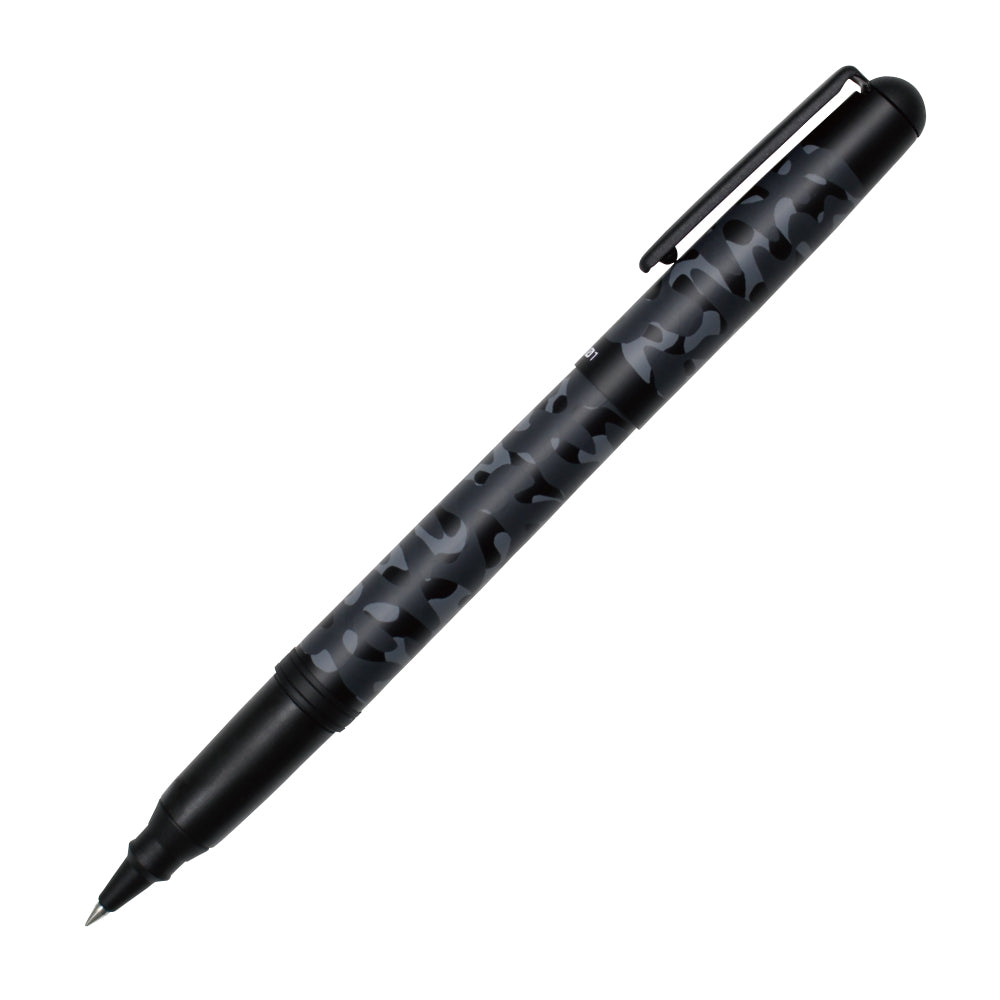 OHTO CR01 Ceramic Rollerball Pen 0.5mm Camouflage Black Made in Japan uncapped