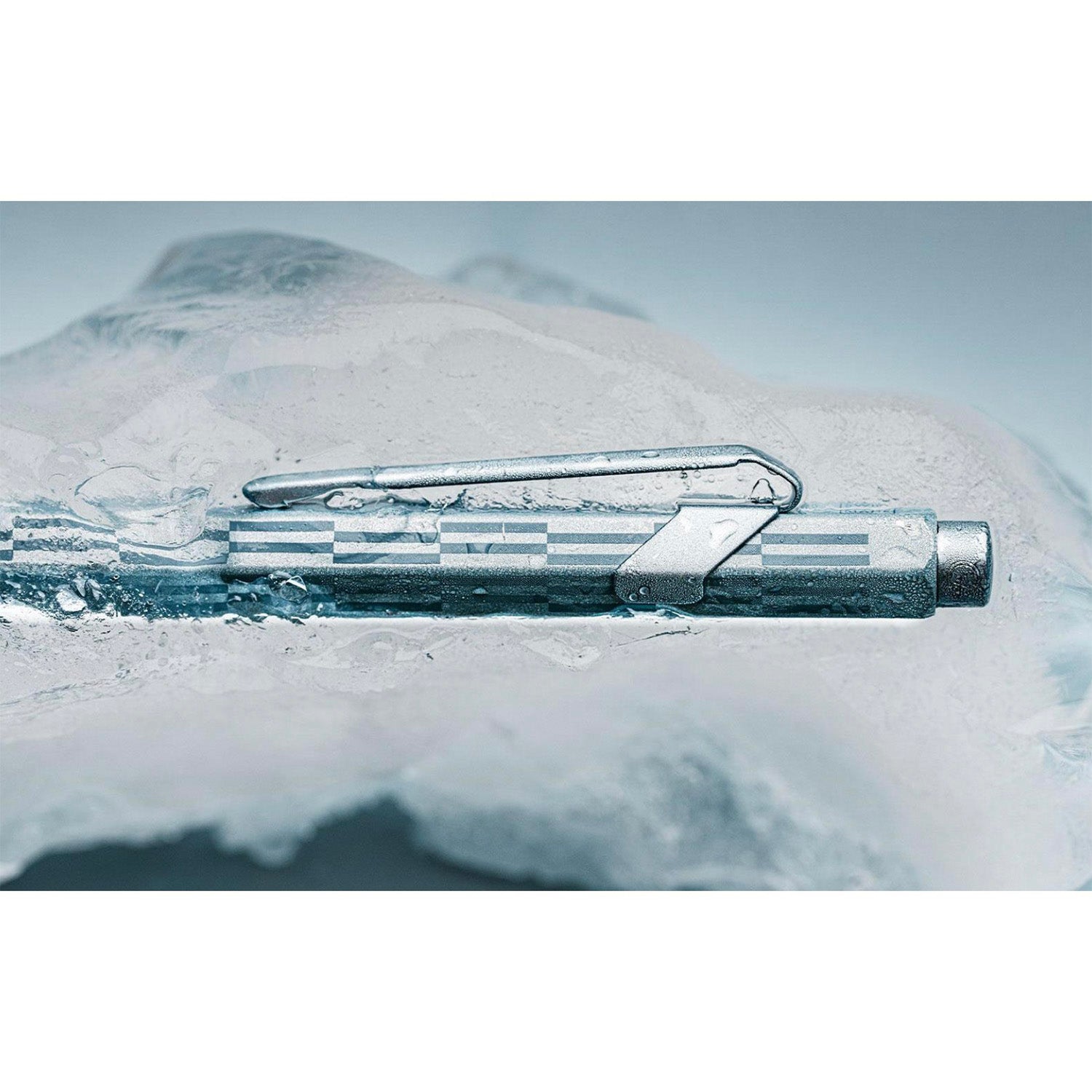 Caran d'Ache 849 Ballpoint Pen - Alpine Frost Blue - Special Edition - Swiss Made ice