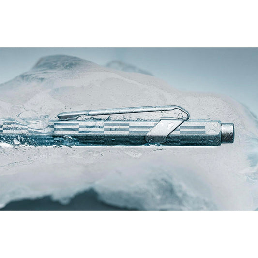 Caran d'Ache 849 Ballpoint Pen - Alpine Frost Blue - Special Edition - Swiss Made ice