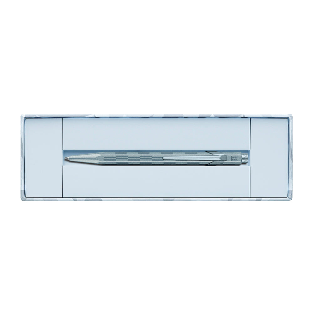 Caran d'Ache 849 Ballpoint Pen - Alpine Frost Blue - Special Edition - Swiss Made ope box