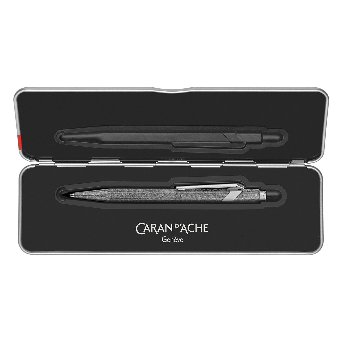 Caran d'Ache 849 Ballpoint Pen - Original - Swiss Made Slim Pack Open