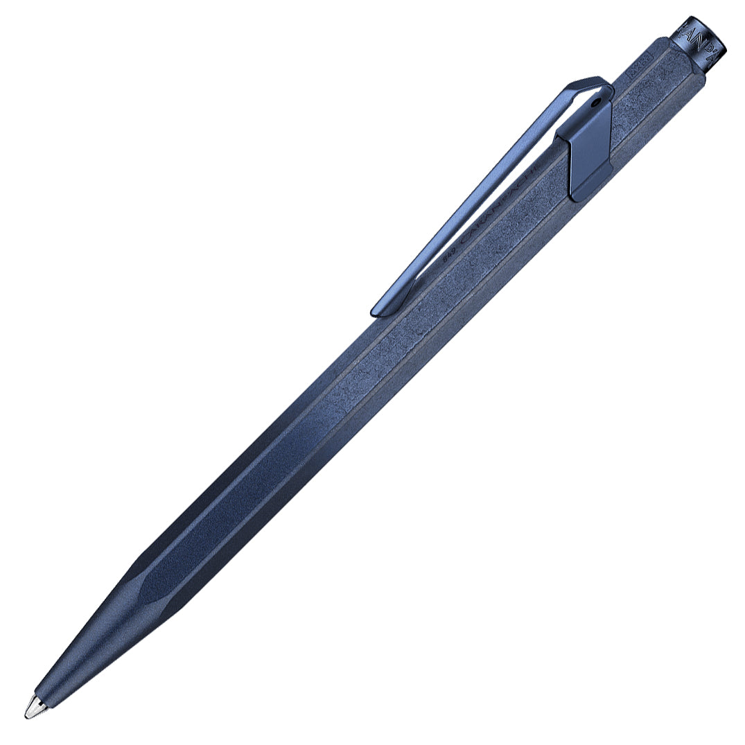 Caran d'Ache 849 Ballpoint Pen - Cosmic Blue - Special Edition side