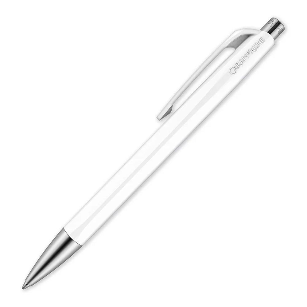 Caran d'Ache 888 Infinite Ballpoint Pen - White - Swiss Made