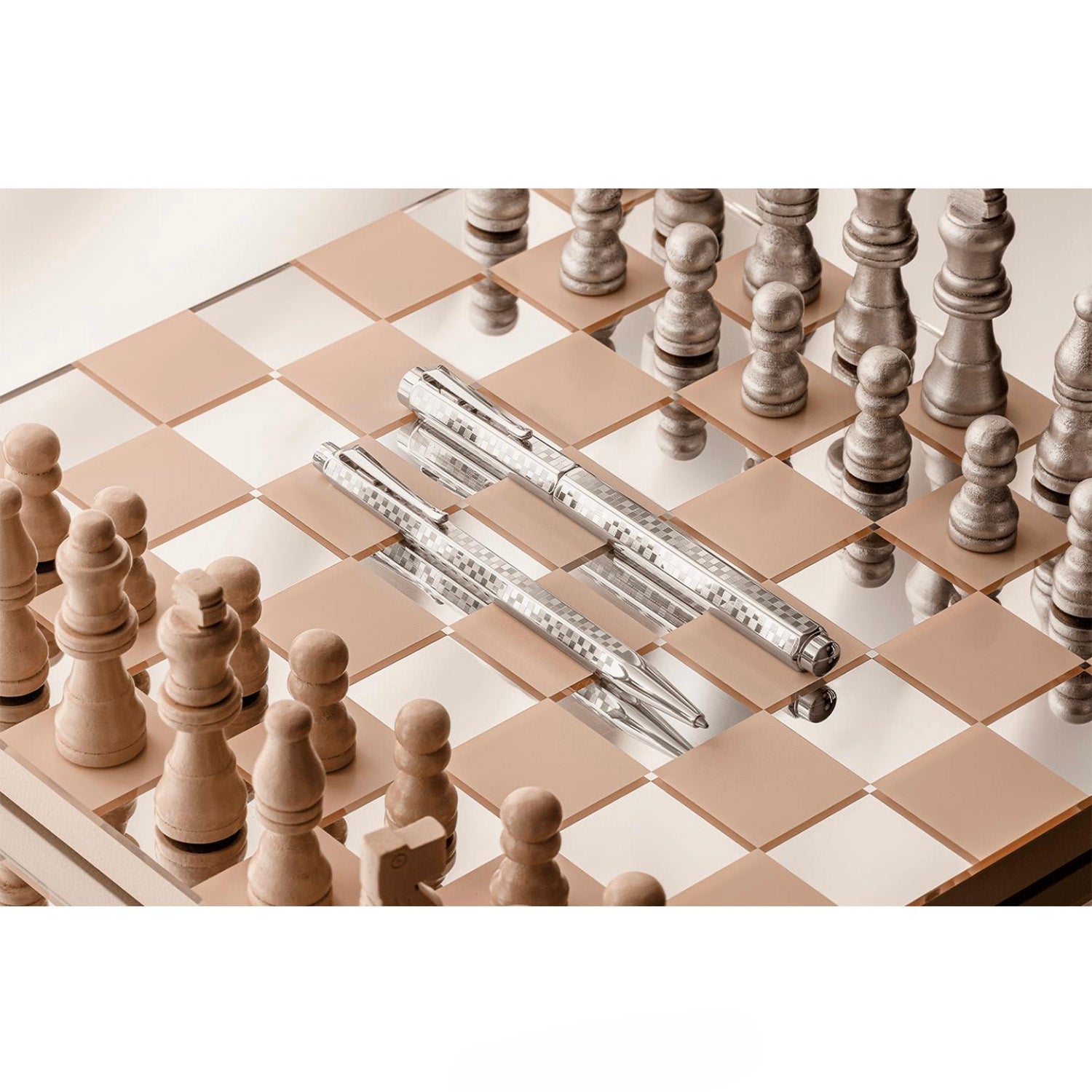 Caran d'Ache Ecridor Ballpoint Pen - Damier - Swiss Made chess