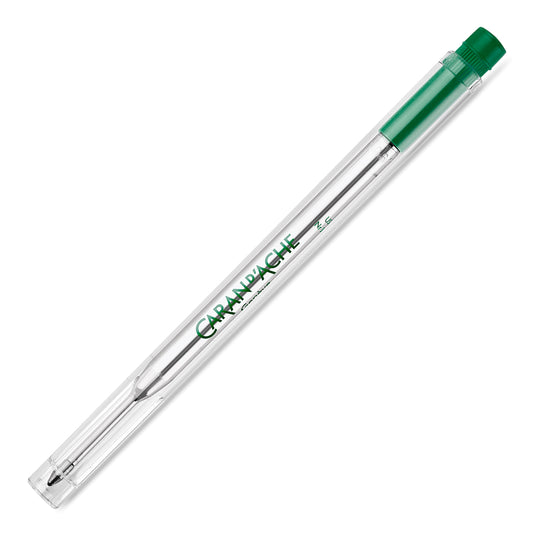 Caran d'Ache Goliath Ballpoint Pen Refill Cartridge - Green - Swiss Made