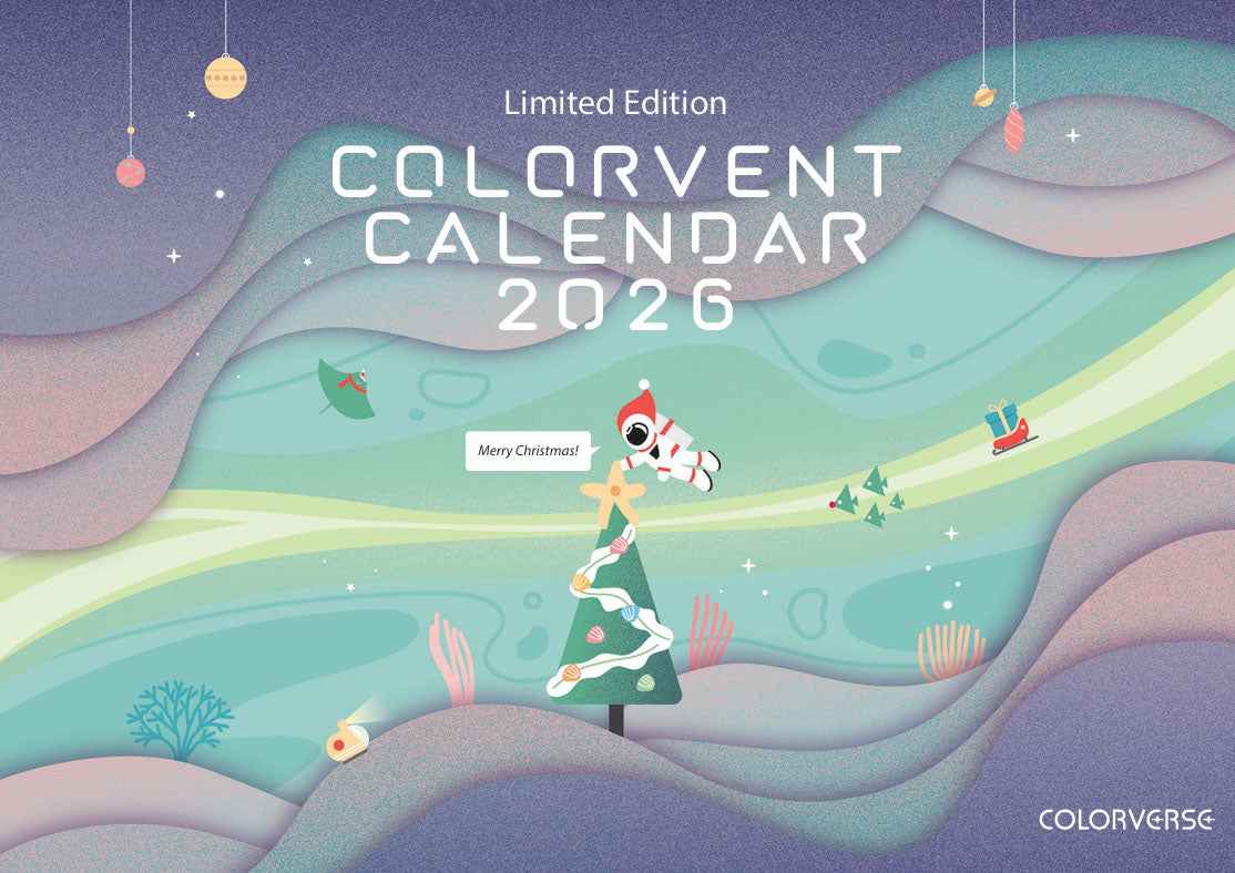 Colorverse Colorvent Ink Calendar - 2026 Edition - Fountain Pen Ink Set